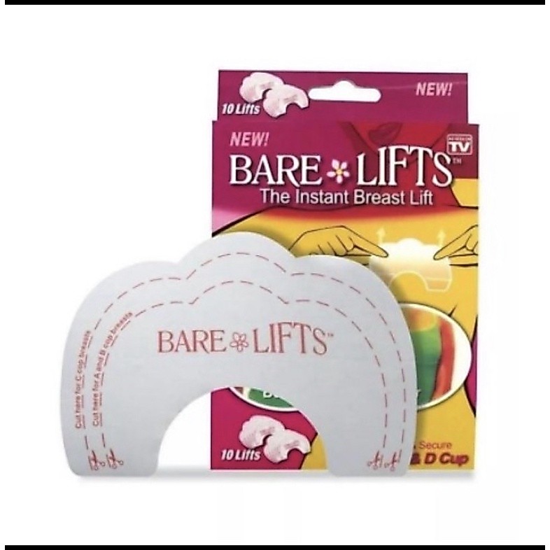 Sutia Adesivo Invisível 10 Adesivos 5 pares Levanta Seios /peitos Bare Lifts