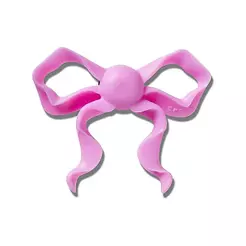 Jibbitz™ Meta Jelly Laço Rosa Único