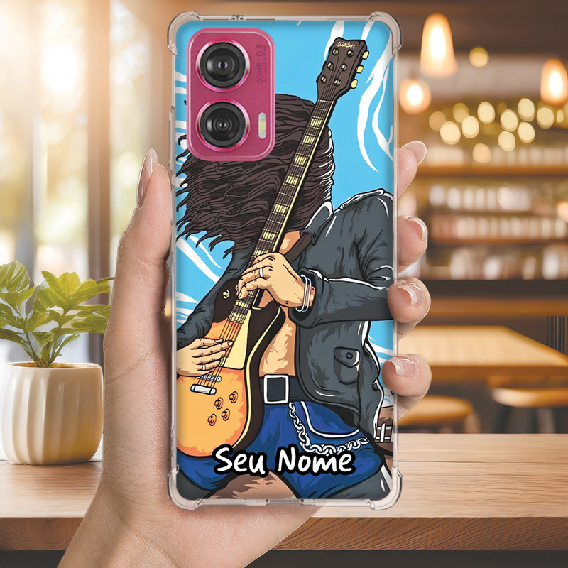 Capa Capinha MOTO EDGE 50 PRO FUSION NEO 40 30 20 Anti-impacto Personalizada rock GUNS ROSES nome (3576)