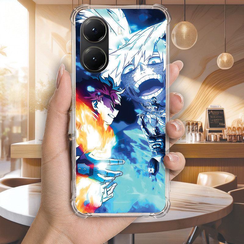 Capa Capinha REDMI NOTE 9T 9S 9C 9A 14C 13C 13 12C 12 10C A3 Anti-impacto Personalizada anime ACADEMIA hero (4075)