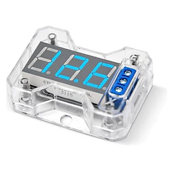 Voltímetro Expert Vex-1 Automotivo VEX 1.0 Mede Tensão 5v a 16,5v Novo
