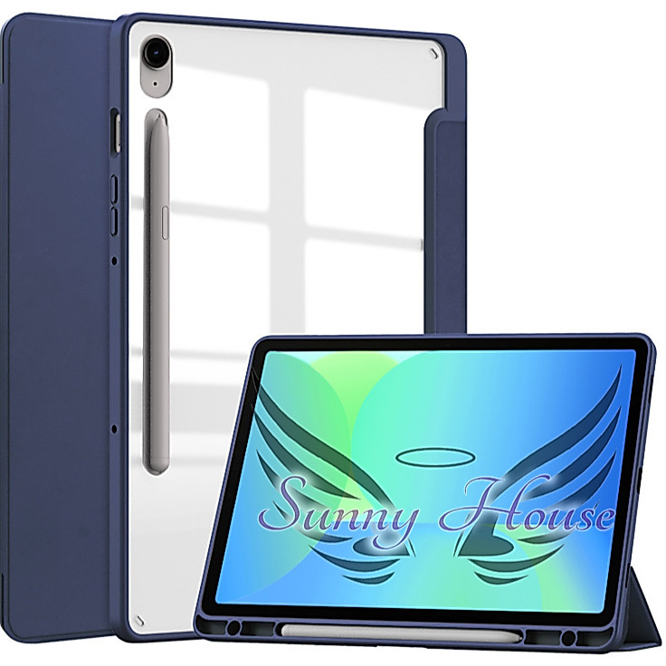 Capa Case Acrílico para Samsung Galaxy Tab S10 Fe plus 13.1 Com Suporte Caneta