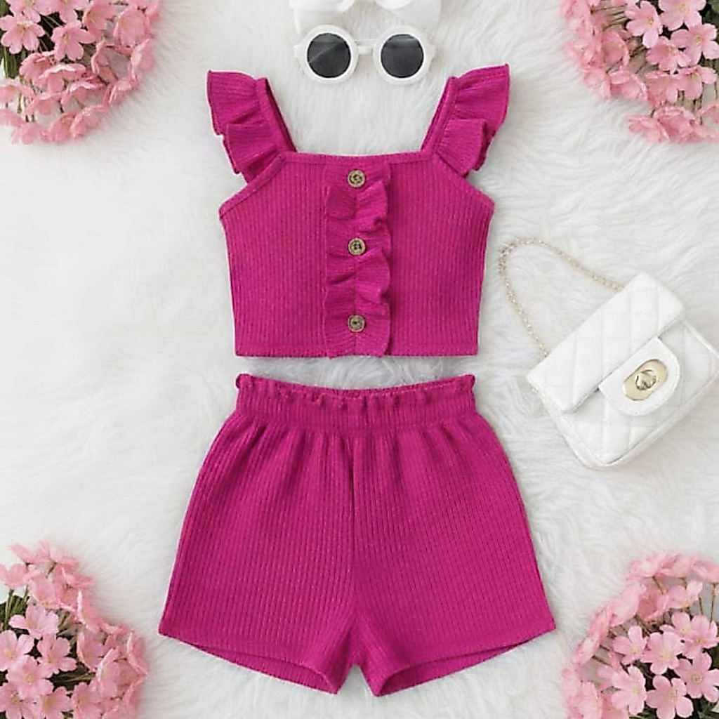 Conjunto infantil Tecido Canelado Fresquinho e Estiloso