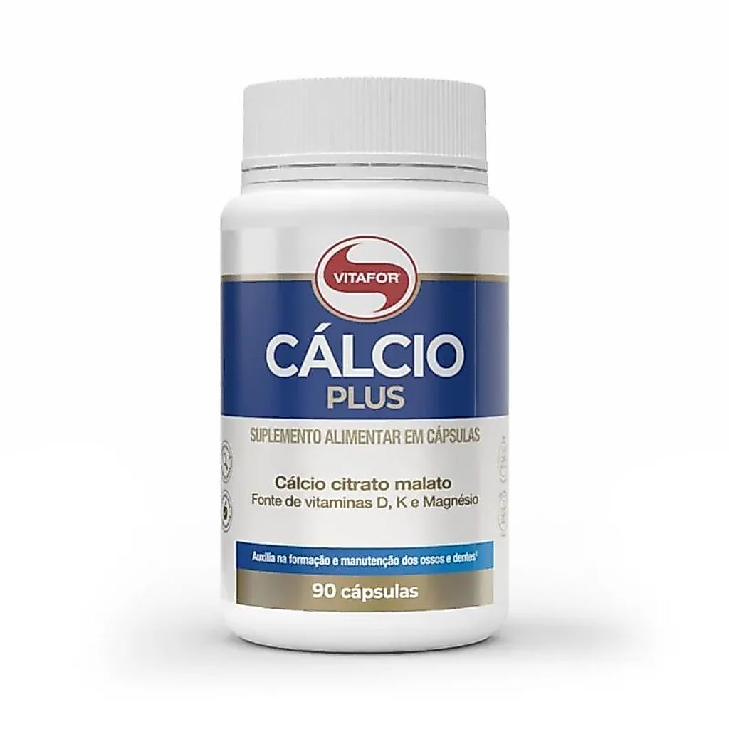 Cálcio Plus 90 Cápsulas Vitafor