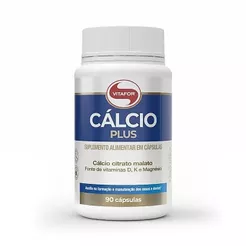 Cálcio Plus 90 Cápsulas Vitafor