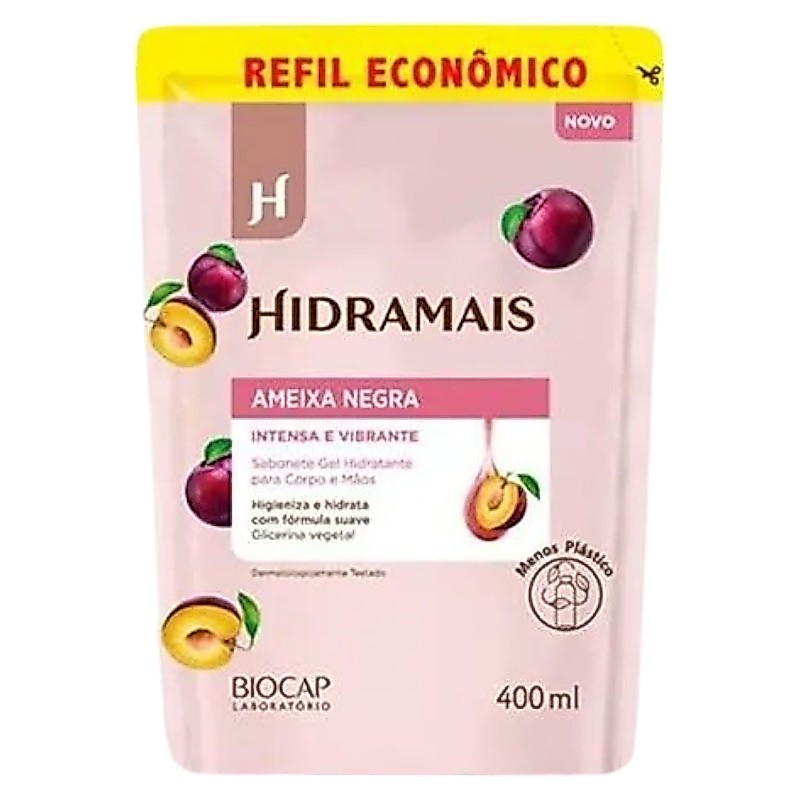 Refil Sabonete Gel Ameixa Negra 400ml Hidramais