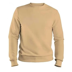 Moletom Liso Unissex Masculino Blusa Algodão Oversize Frio BEGE Confortável Fashion.