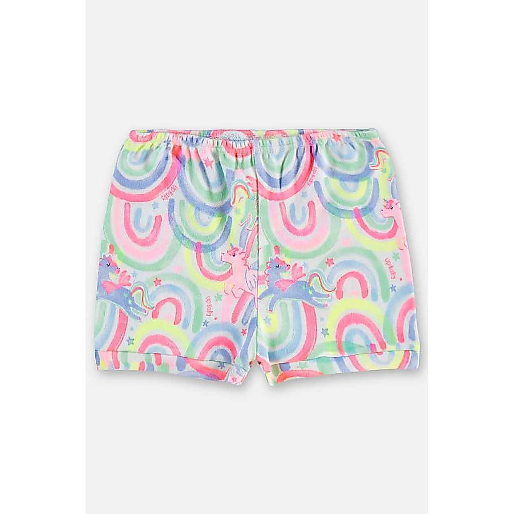 Shorts em Suedine para Bebê Menina Up Baby