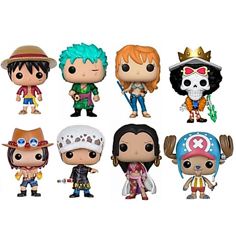 Action Figure One Piece Boneco Colecionável Anime Com Caixa Personalizada Luffy Zoro Nami