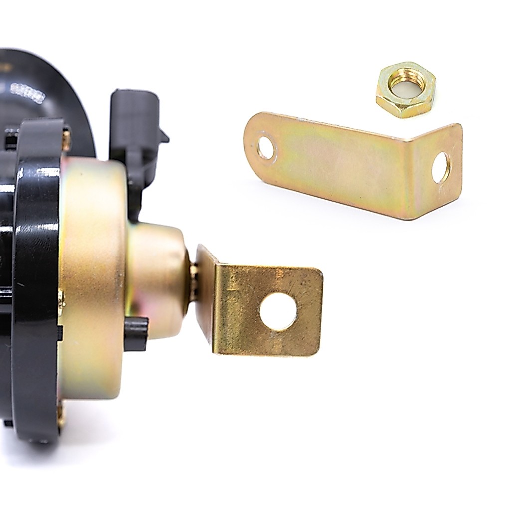 BUZINA TECH ONE 12V CARACOL GM VOLKSWAGEN PLUG ORIGINAL AGUDO — imagem 2 de 2