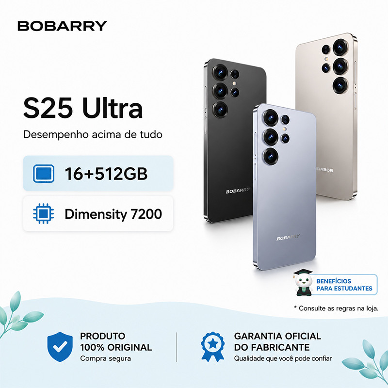 Celular Smartphone S25 Ultra 5G NFC 16+512GB  5000 mAh dual-SIM Android 15 processador Octa-core