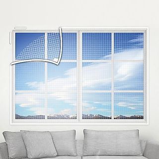 Tela Mosquiteira Protetora 105x105cm Anti Insetos Fácil Instalação Janela Portas Casa