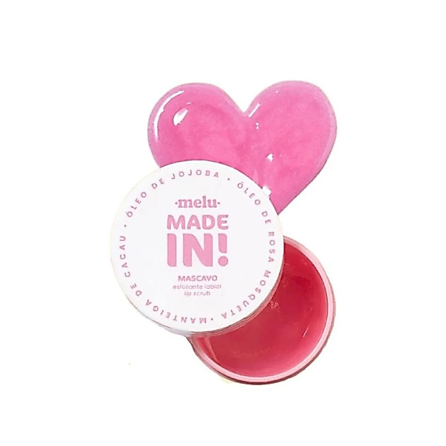 Esfoliante Labial Melu by Ruby Rose Mascavo Made In! 15g