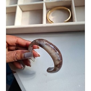 Bracelete Marmorizado Acessório Feminino Atemporal Moda Urbana Verão Casual para Todas Ocasiões Mulheres Elegantes e Fas