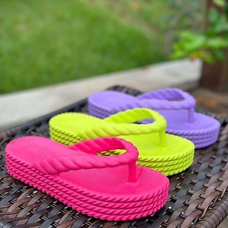 Chinelo Nuvem Trançado 4, Chinelo Brisa, Macio, Confortável, Nuvem Ortopédico  Flip flop Plataforma