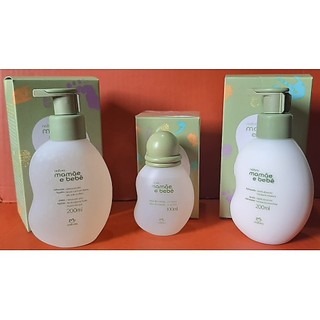Colônia + Sabonete Liquido + Hidratante Mamãe Bebê