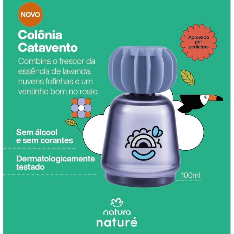 Colônia Infantil Natura Naturé Catavento 100ml