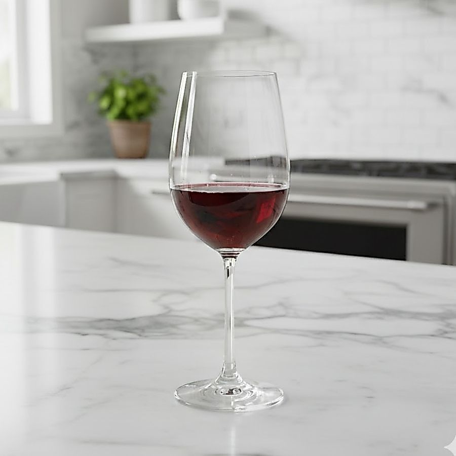 Taça em Cristal Bohemia de Titânio - Linha Gastro - 350ml - 6 unidades - Cromus - Rizzo