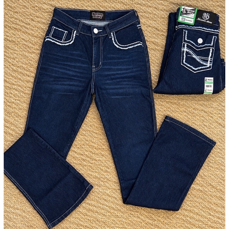 Calça country feminina com brilho e bordado