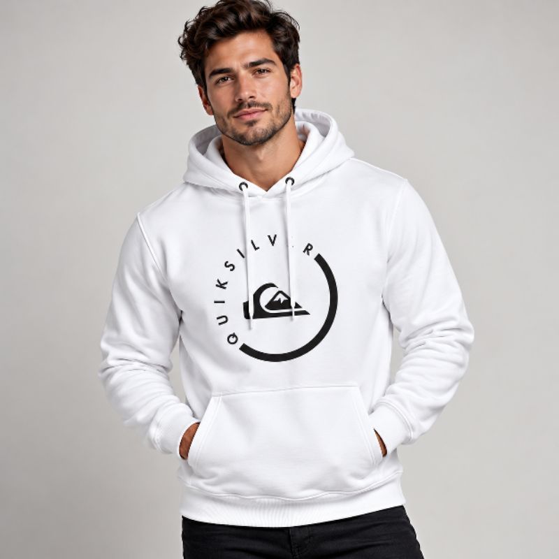 Blusa Canguru Moletom Masculino Quiksilver Frio Inverno Quente Confortavel Qualidade Unissex Homem