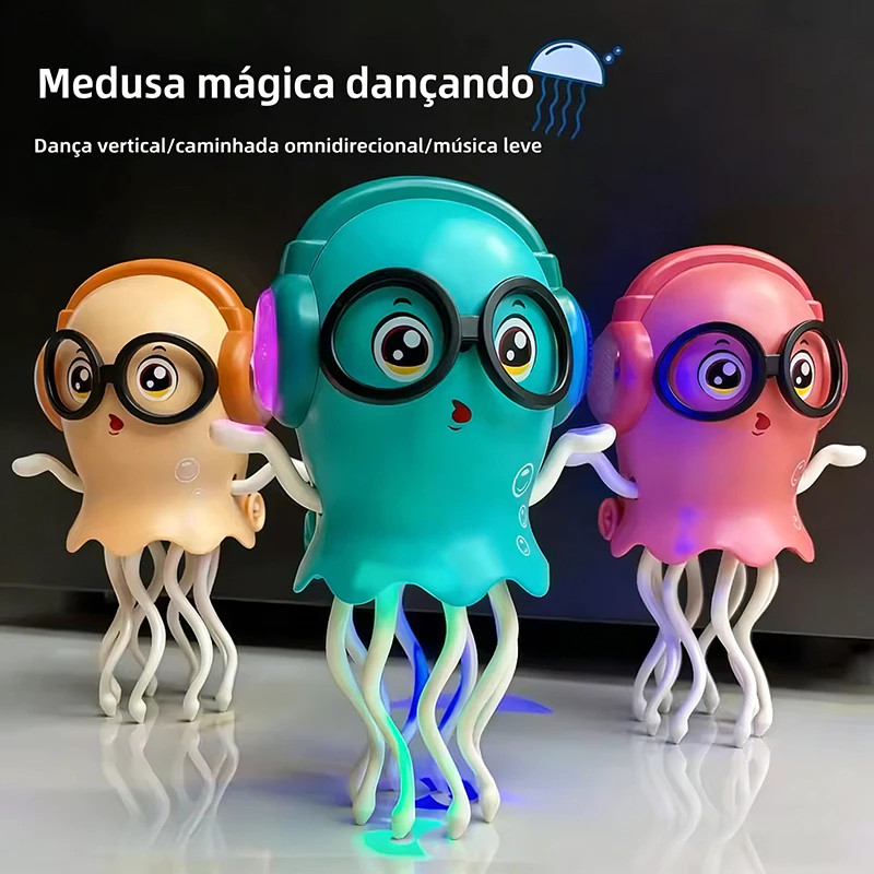 Polvo Dançante Eletrônico, Sensor de Obstáculos - O Presente Perfeito para Crianças Estresse -P21