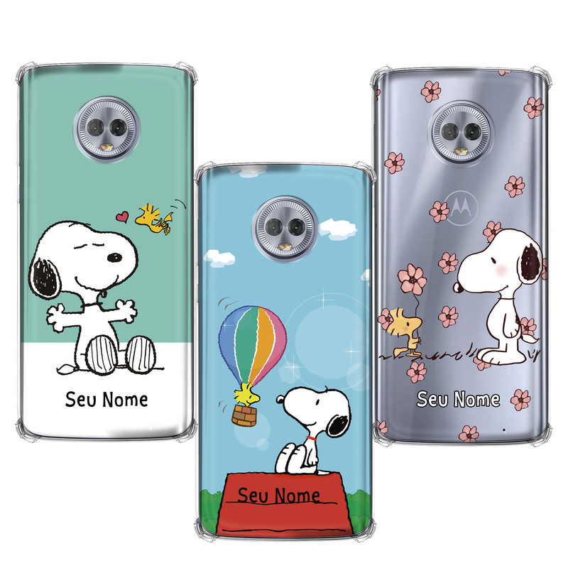 Capinha compatível com Motorola Moto G6 Plus - Snoopy
