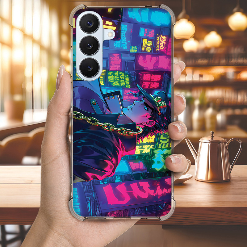 Capa Capinha GALAXY A20 A16 A15 A14 A13 A12 A11 A10 A05 Anti-impacto Personalizada anime JOJO (3423)