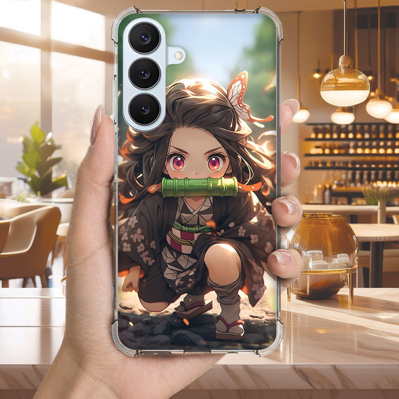 Capa Capinha GALAXY A20 A16 A15 A14 A13 A12 Anti-impacto Personalizada anime NEZUKO (3447)