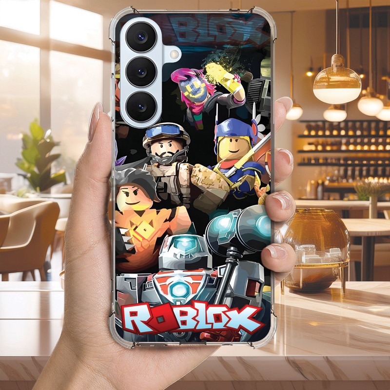 Capa Capinha GALAXY A04 A03 A02 A01 M54 M53 M52 Anti-impacto Personalizada gamer ROBLOX (3475)