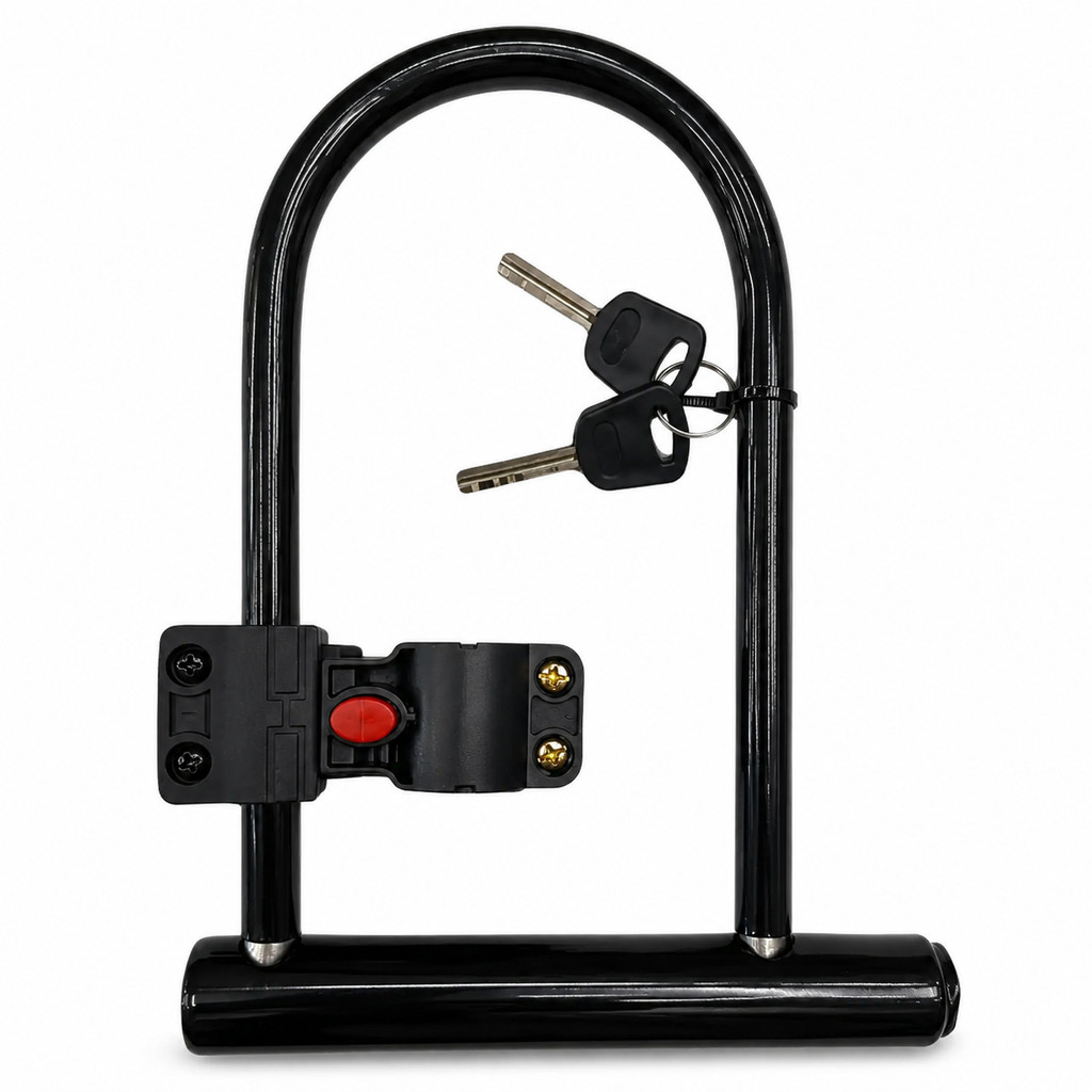 Cadeado Bike Moto U 180mm 245mm Reforçado Tranca Trava