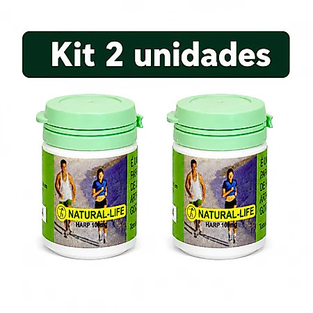 Kit 2 Natural Life com 15 Cápsulas de 100mg Suplemento Alimentar