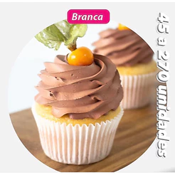 KIT 45~270 un FORMINHA CUPCAKE MAGO EMBALAGEM CUPCAKE NATURAL(CHOCO)