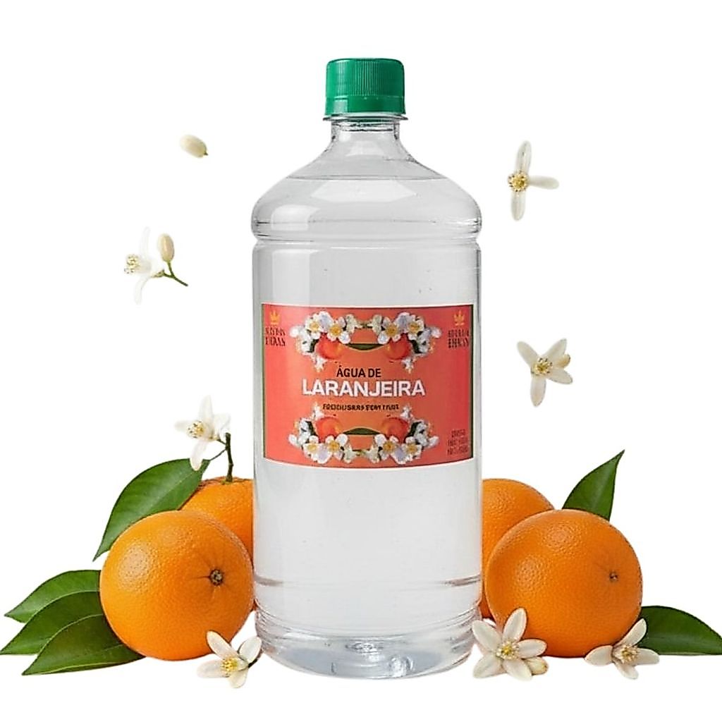 Água Flor De Laranjeira 1 Litro Uso Religioso Unidade.