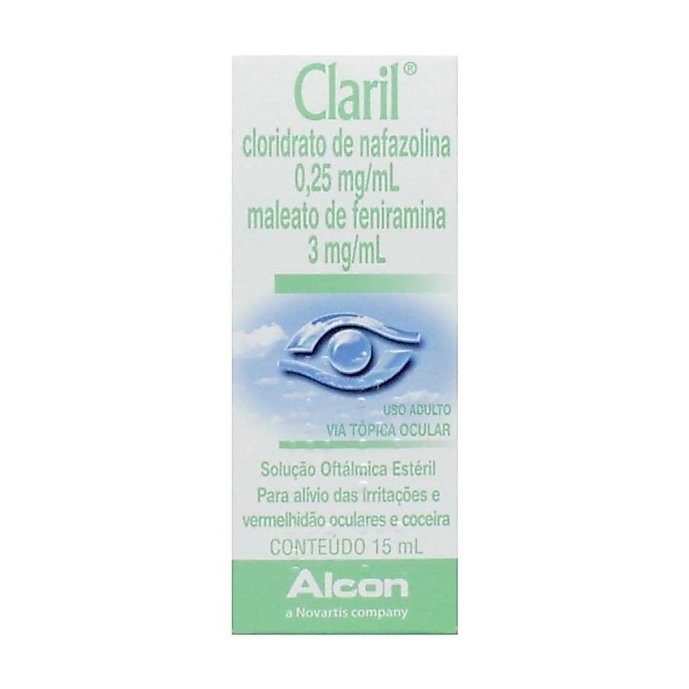 Claril 0,25mg + 3mg Solucao Oftalmica 15ml
