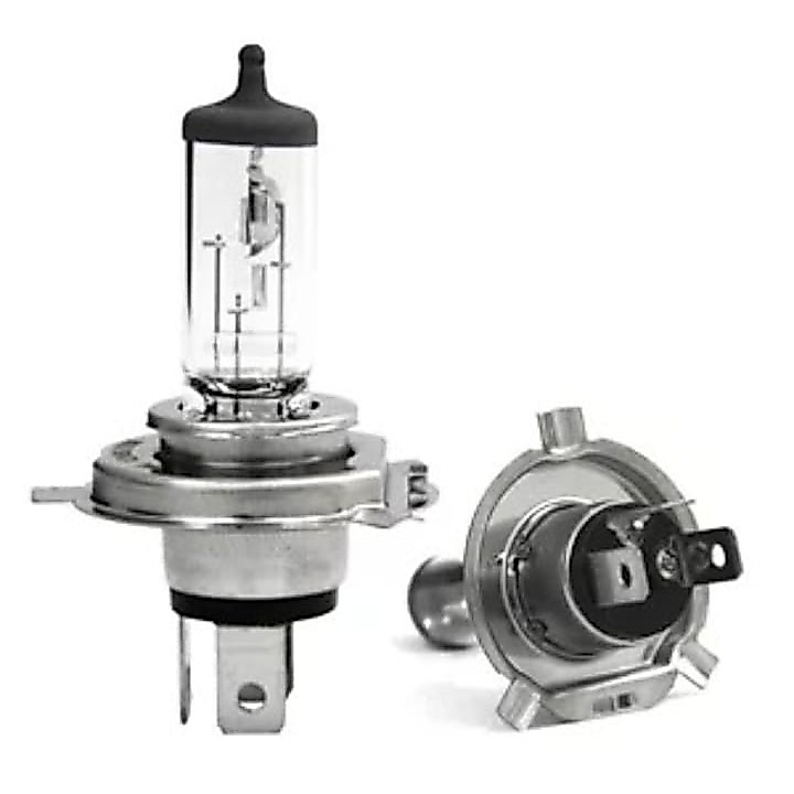 Kit 2 Lampadas Farol Moto H4 35x35 12V Cg Titan Fan Start 125 150 160 Ybr Factor 125 150