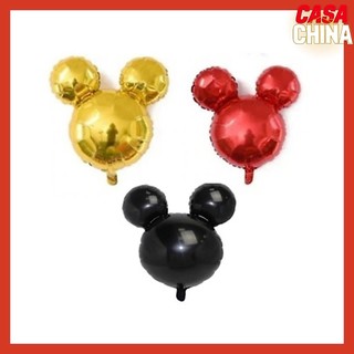 kit 10 balão mickey orelhinha 10 polegadas