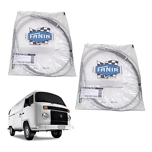 Par Cabo Freio De Mao Kombi 1.4 Flex De 2006 A 2013 Fania