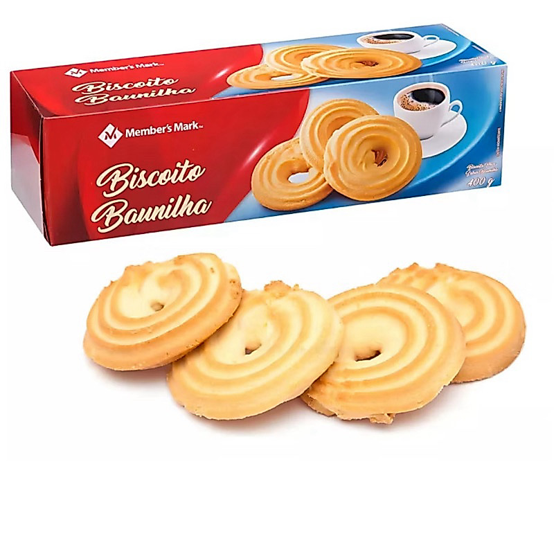Biscoito Alemã de Baunilha 400G MEMBER`S Mark
