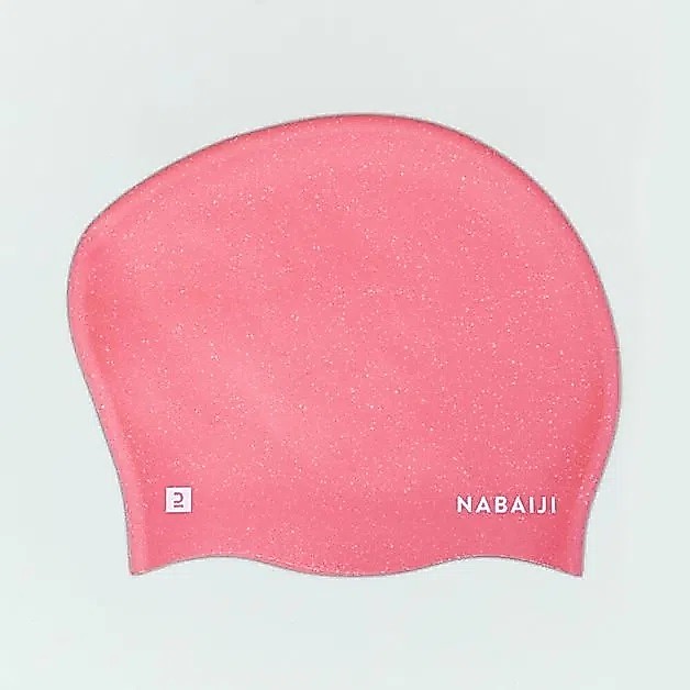 Touca De Natação Silicone Cabelos Compridos Nabaiji Original