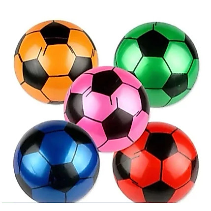 PACOTE PROMOCAO COM 50/100/150/200  Unidade Bola De Vinil Modelo Futebol 22cm Cores SORTIDO