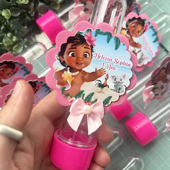 Kit Tubete Personalizado, Lembrancinha para Festa , Aniversários , Chá BB, Moana Baby - FAZEMOS TODOS OS TEMAS