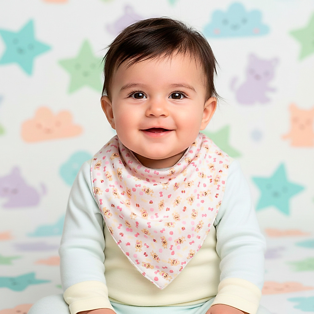 Imagem Kit com 2 Babadores Bandana - Lara