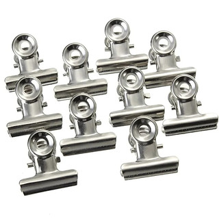Kit 6/12/18/24/30/36 Presilhas Grampo Metal para Unhas Curvatura C Tamanho 22MM JH