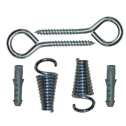 Kit Instalação Para Varal Art Util Completo Com Bucha E Gancho Prático Rápido