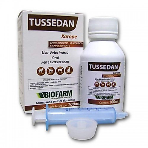Tussedan 100ml Cães e Gatos - Biofarm
