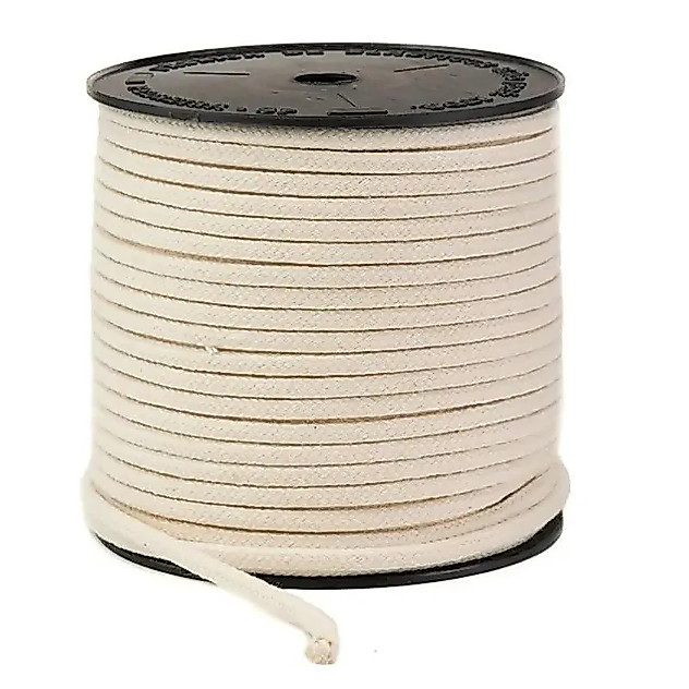 Cordão Corda Com Alma 100% Algodão 5mm Com 50 Metros Trançado Macramê Crochê Bordado Artesanato São José Ref:3042 — imagem 2 de 2