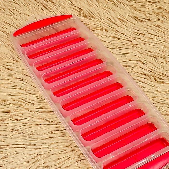 Forma de Gelo de Silicone Palito Flexível 10 Cavidades Gelos Para Garrafas Maleável Multiuso