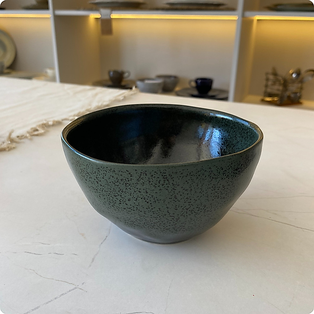 Bowl De Cerâmica Orgânico Arauco Verde 558ml Porto Brasil - Original — imagem 2 de 2