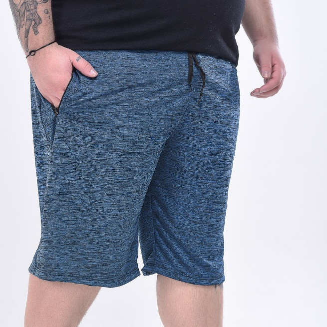 Bermuda Meia Malha Dry Fit Masculino Plus Size 1 Peça G1 ao G5