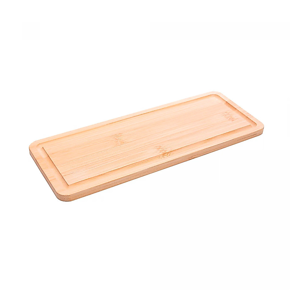 Tábua de Corte Hire em Bambu 28x11cm P/ Servir Carnes Aperitivos ou Petiscos Lyor